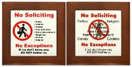 Buy a No Soliciting Sign That Really Works!